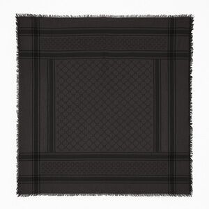 Gucci Elegant Black Scarf